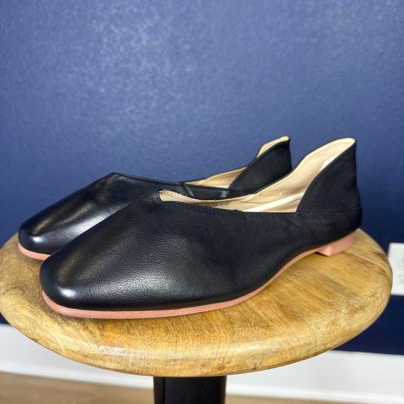 Empress Comfi Flat Black Leather Flats, NIB, Size 41 WIDE - Picture 1 of 7
